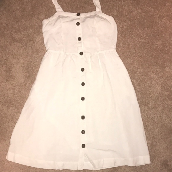 LOFT Button Down Flare Dress - Picture 3 of 4